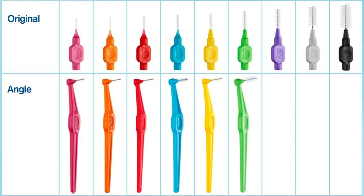 테페(TEPE) 휴대용 치간칫솔 I자형 8p (비닐포장 8개입)(2팩 1Set)