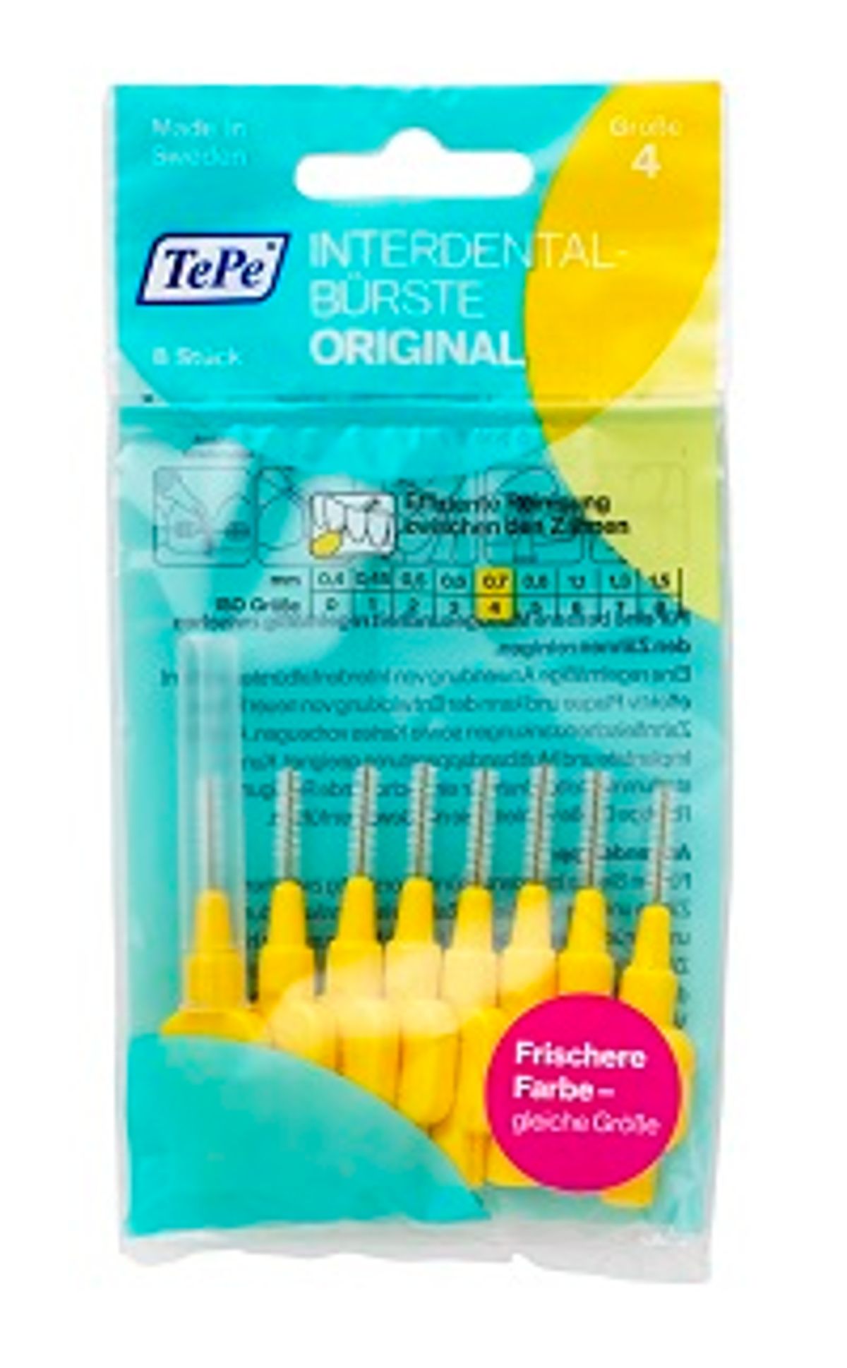 테페(TEPE) 휴대용 치간칫솔 I자형 8p (비닐포장 8개입)(2팩 1Set)