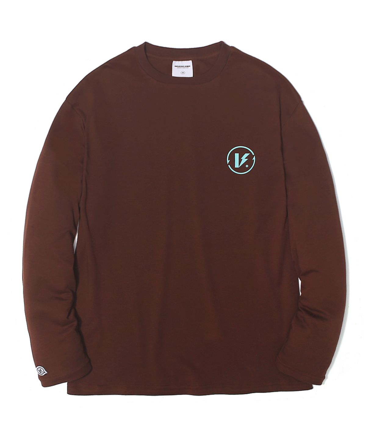 벌스원(VERSE ONE) BASIC LOGO LONG SLEEVE T-SHIRTS MOCHA