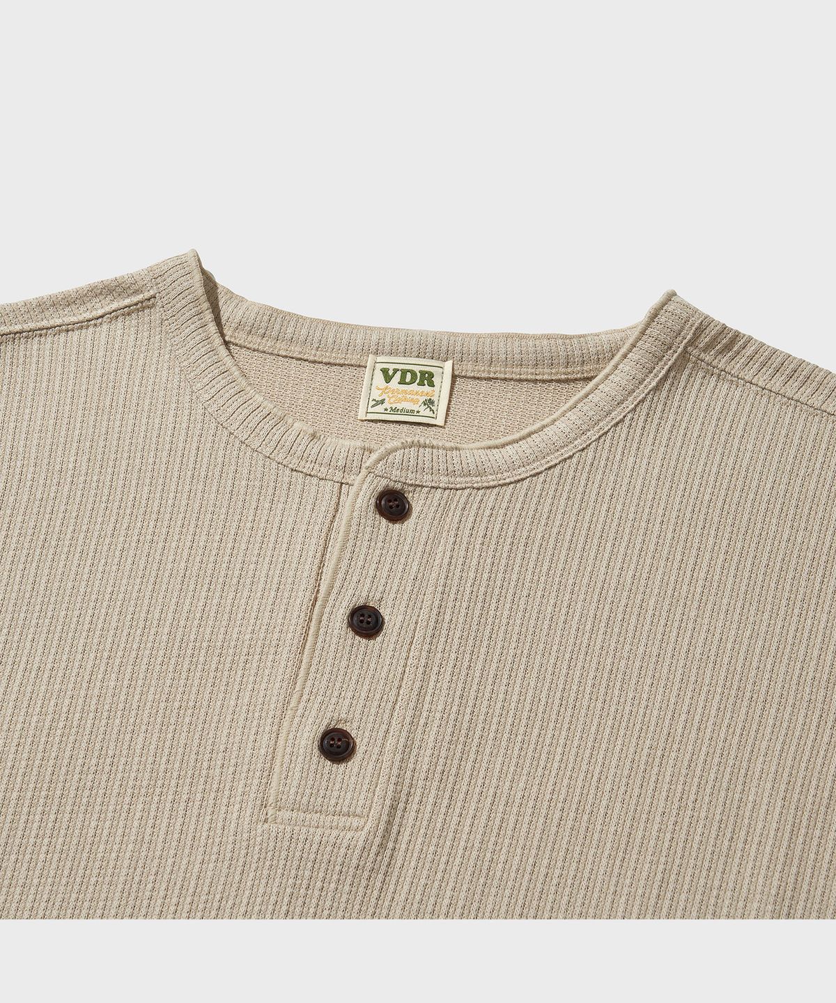 비디알(VDR) COZY HENLYNECK LONG SLEEVE [Ivory]