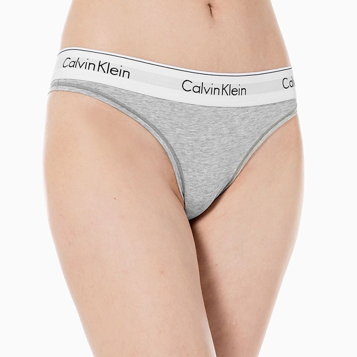 캘빈클라인 언더웨어(CALVIN KLEIN UNDERWEAR) 여성 아이콘 코튼 모달 T팬티_QF8518P7A