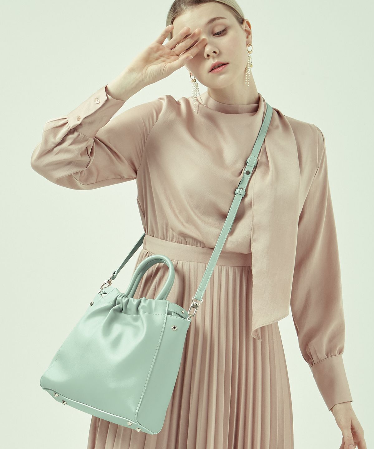 보니블라(BONIBLAH) DOUX BAG (MINT)