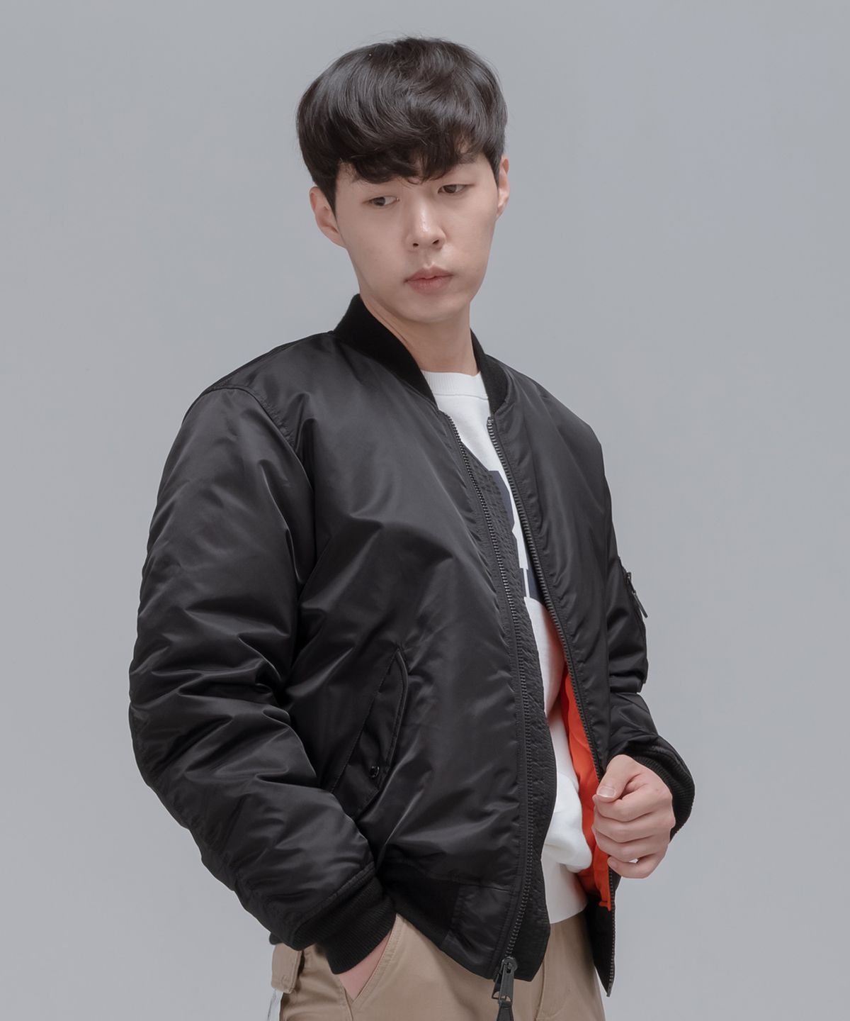 아비렉스(AVIREX) MA-1 베이직 / 7835952035 블랙