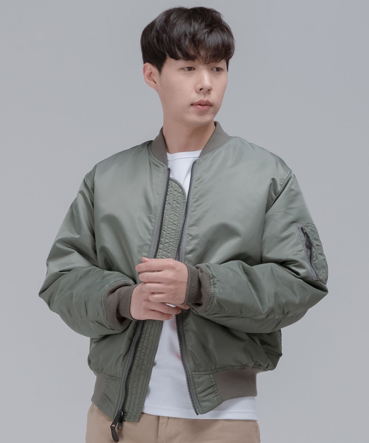 아비렉스(AVIREX) MA-1 베이직 / 7835952035 세이지