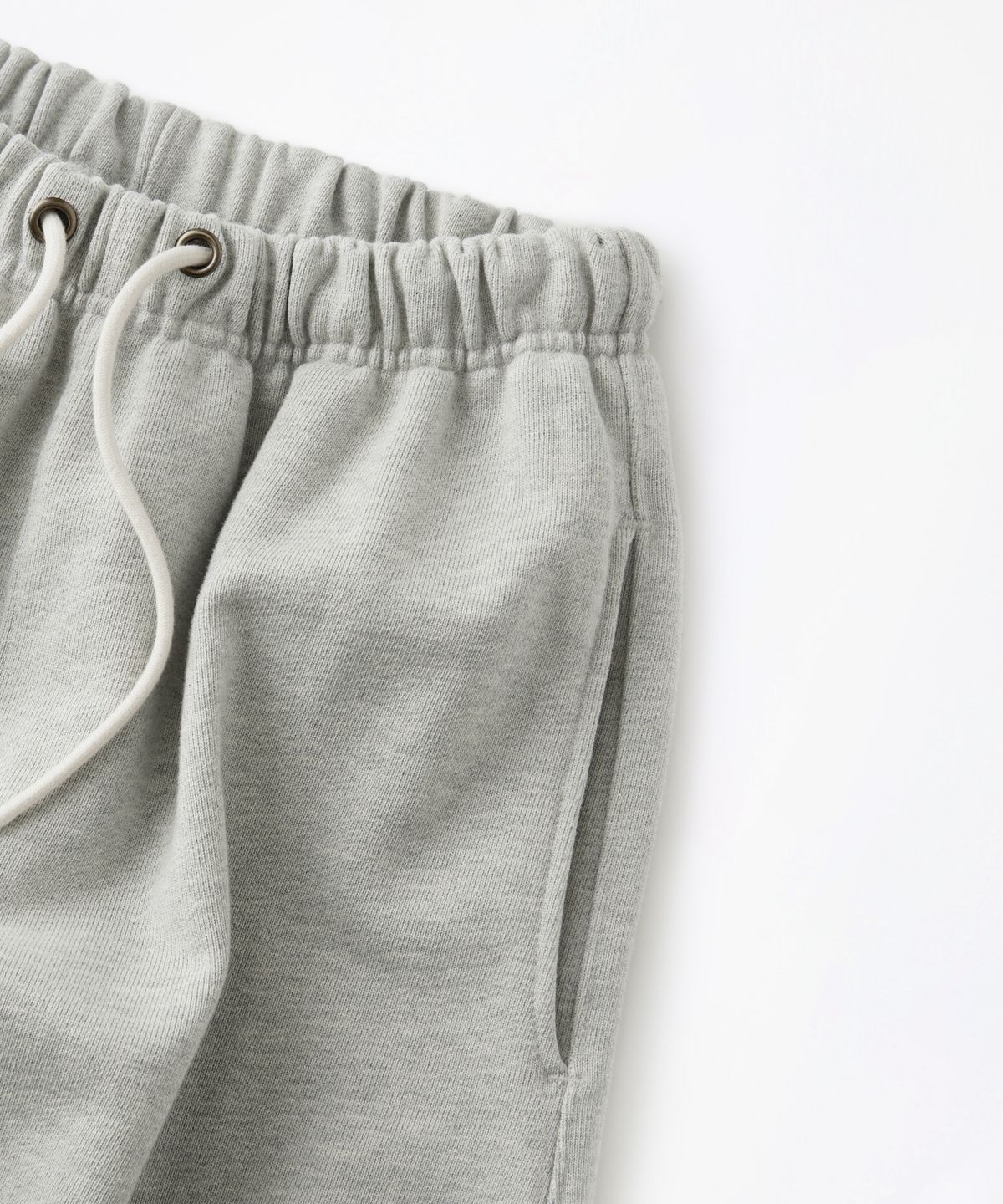 아웃스탠딩(OUTSTANDING) REVERSE HEAVY SWEAT PANTS_3%MELANGE GRAY