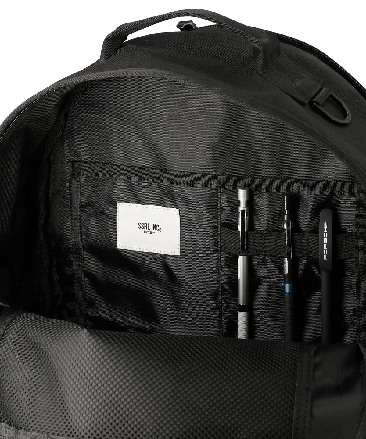 에스에스알엘(SSRL) Dual Pocket Backpack / Black