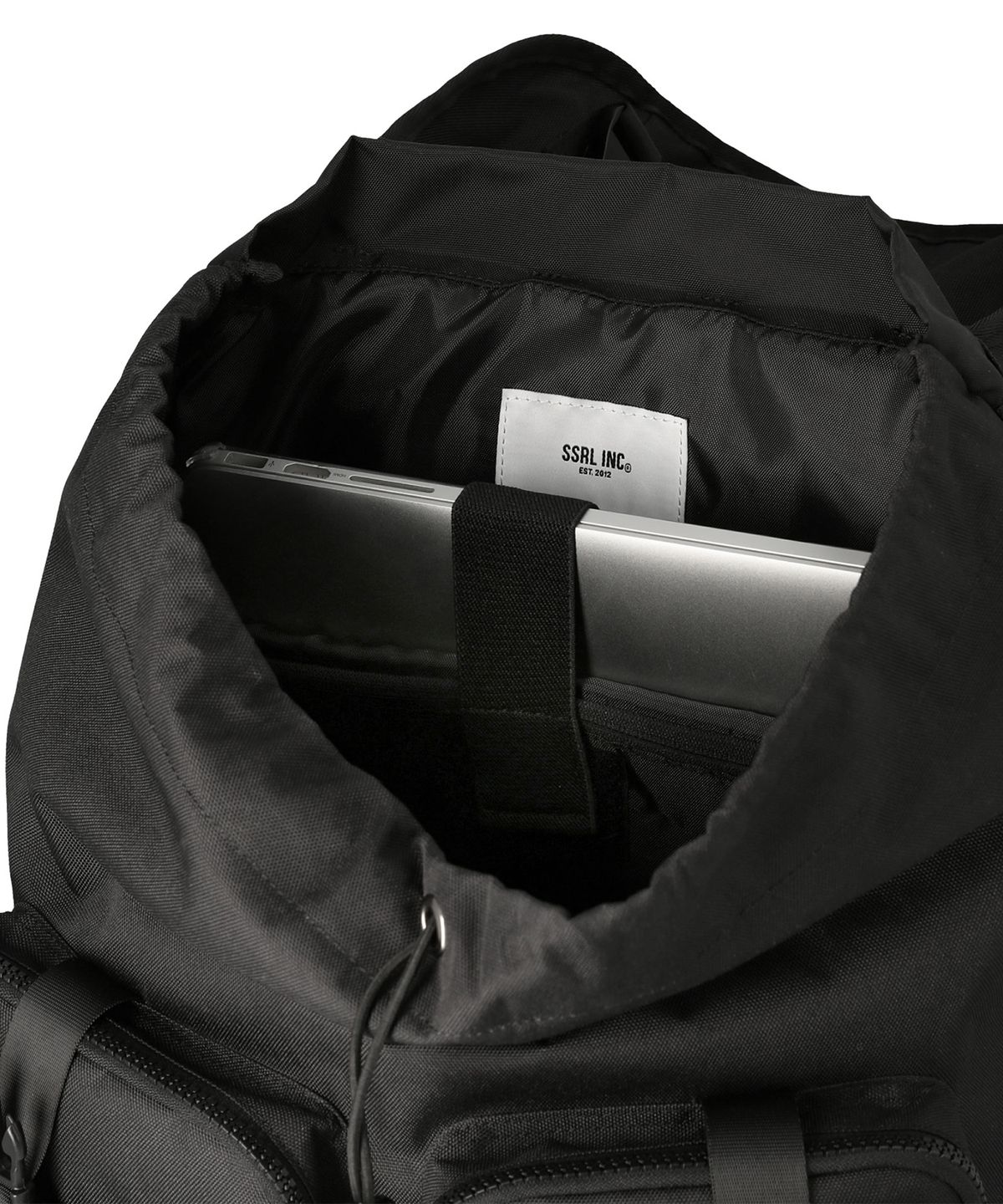 에스에스알엘(SSRL) majestic dual pocket rucksack / black