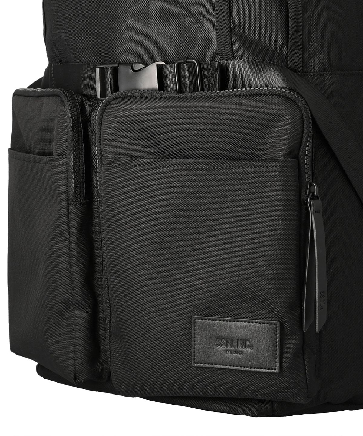 에스에스알엘(SSRL) majestic dual pocket rucksack / black