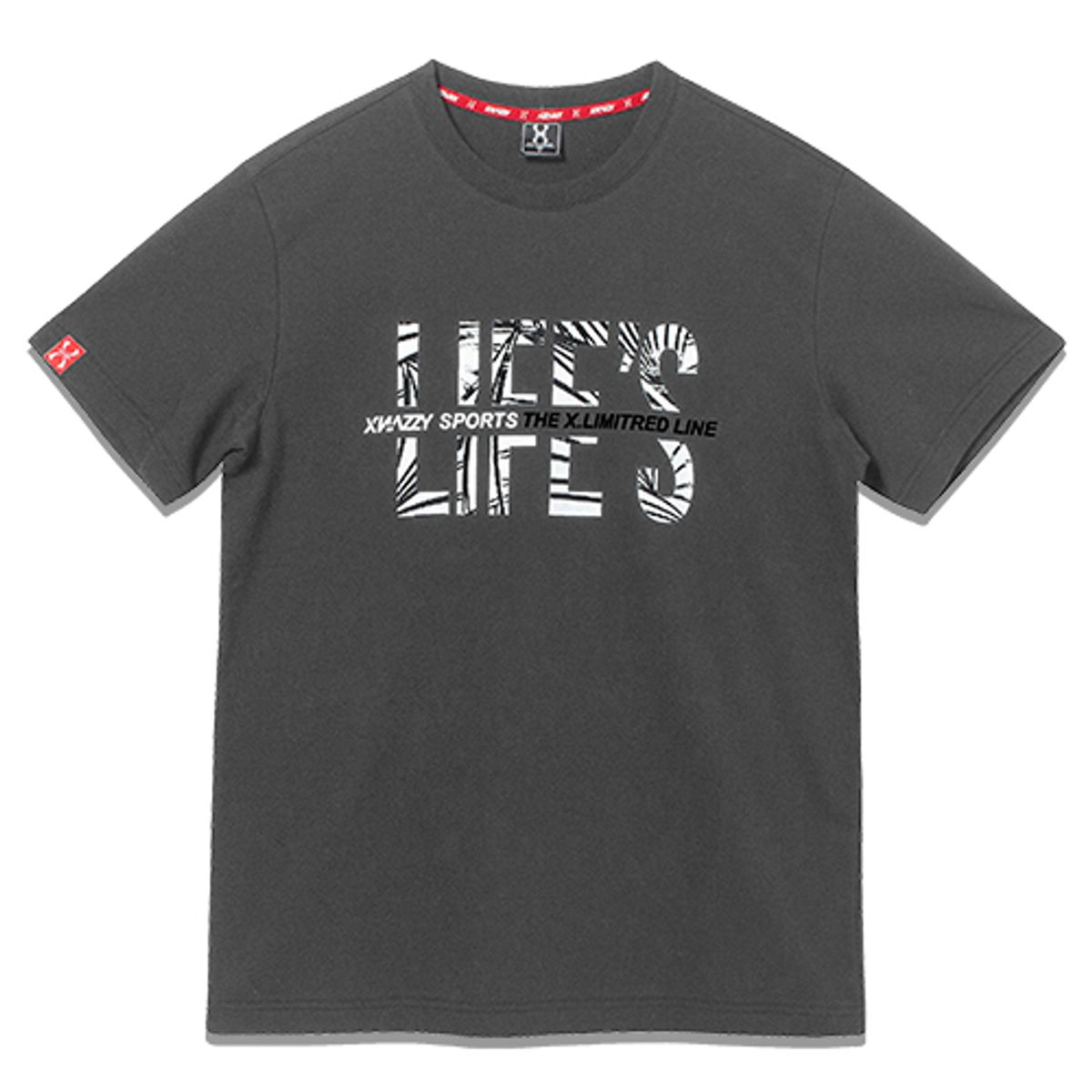 엑스네지(XNAZZY) 라이프 기본핏반팔티 XYNRTS01 [CHARCOAL]