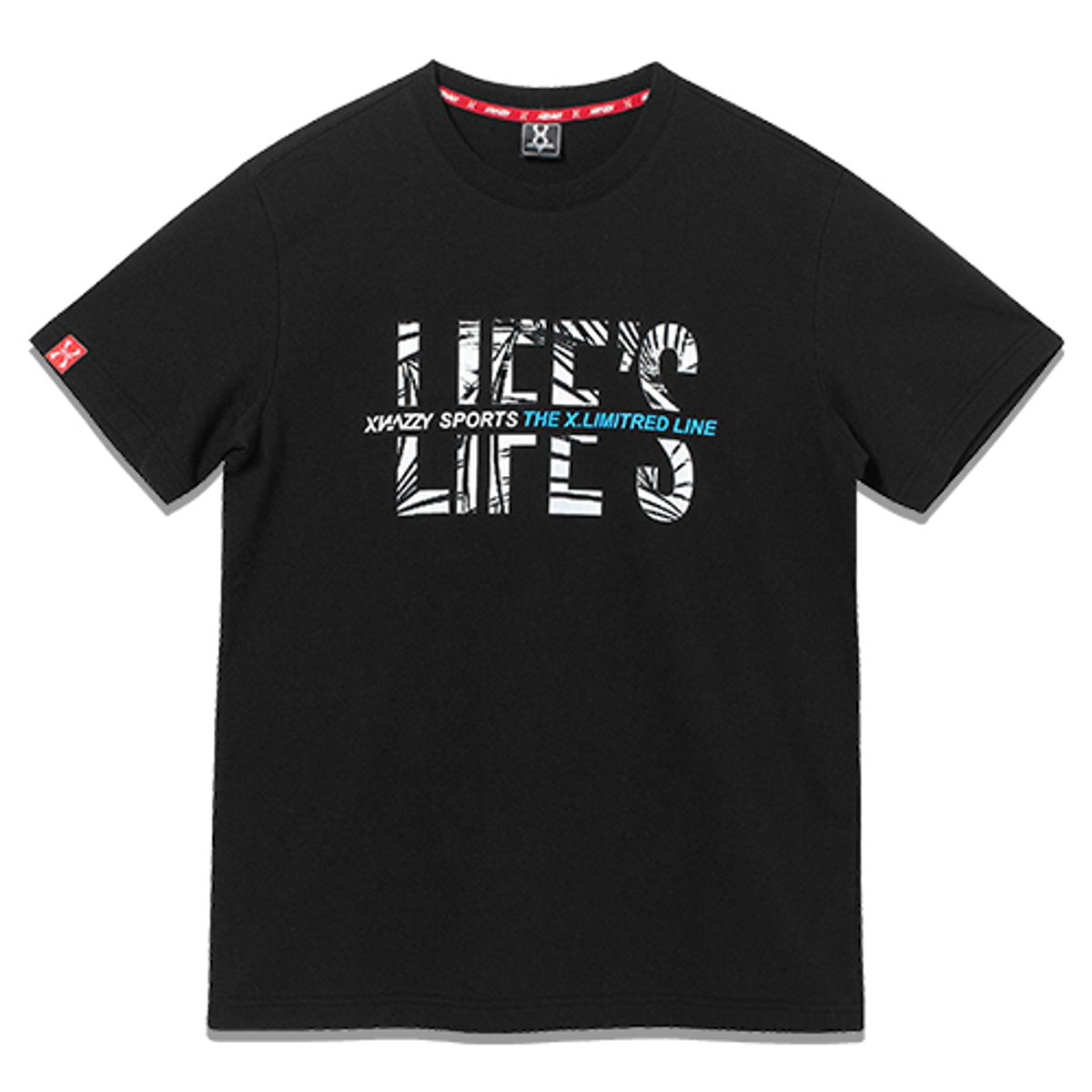 엑스네지(XNAZZY) 라이프 기본핏반팔티 XYNRTS01 [BLACK]