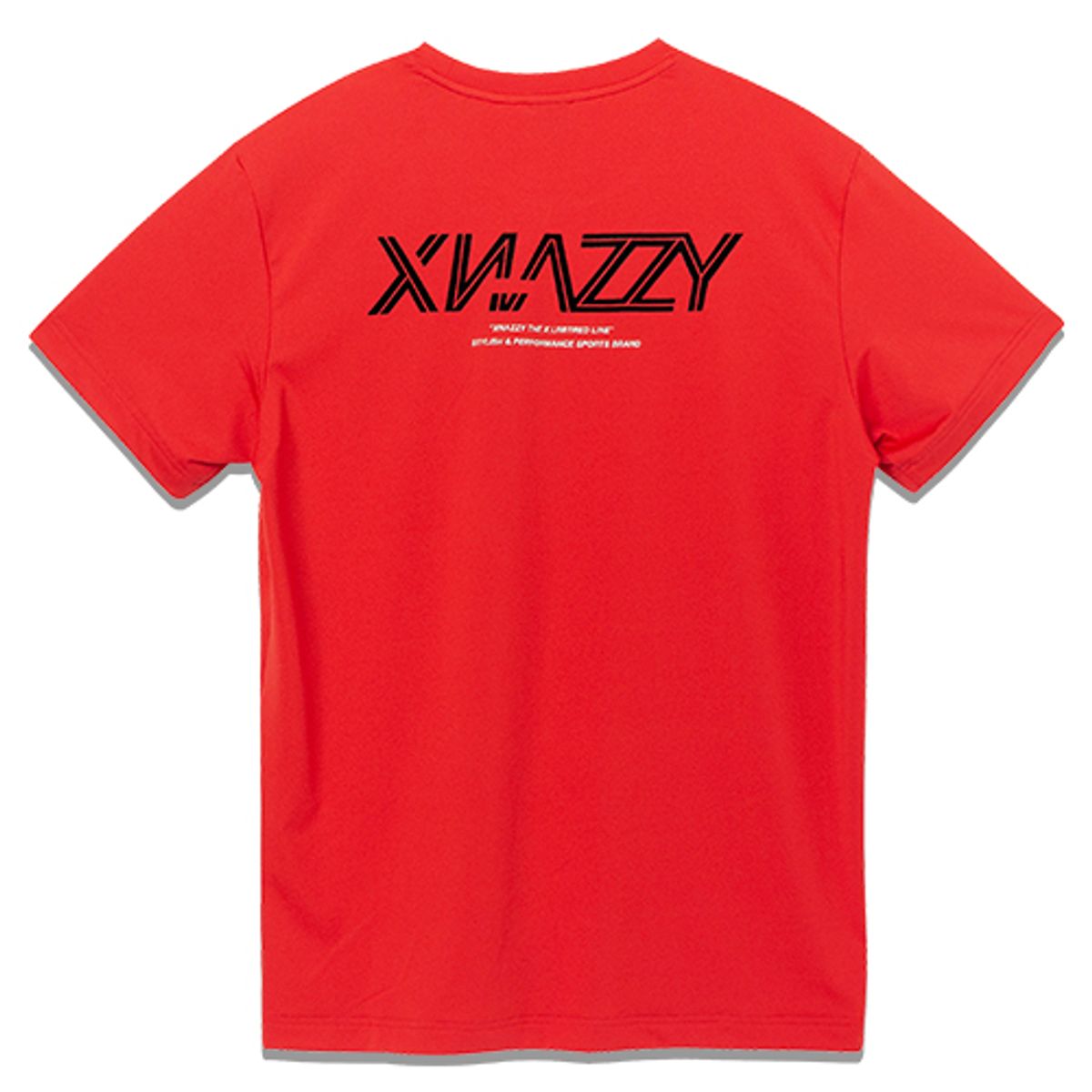 엑스네지(XNAZZY) 기본핏싱글스판반팔티 XYNRTS14 [RED]