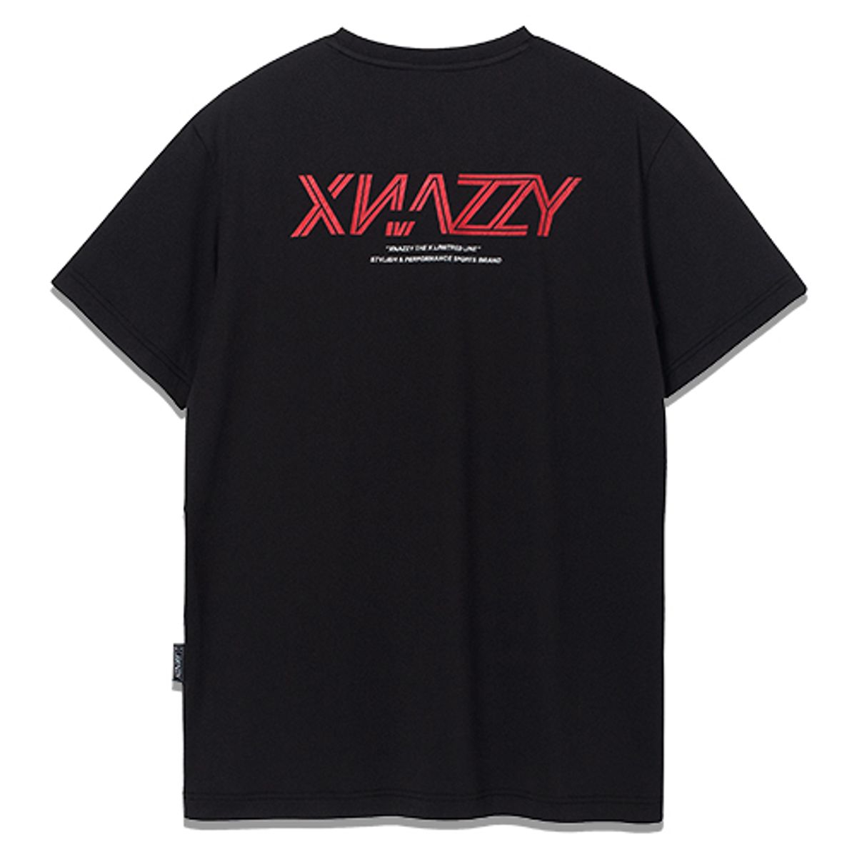 엑스네지(XNAZZY) 기본핏싱글스판반팔티 XYNRTS14 [BLACK]