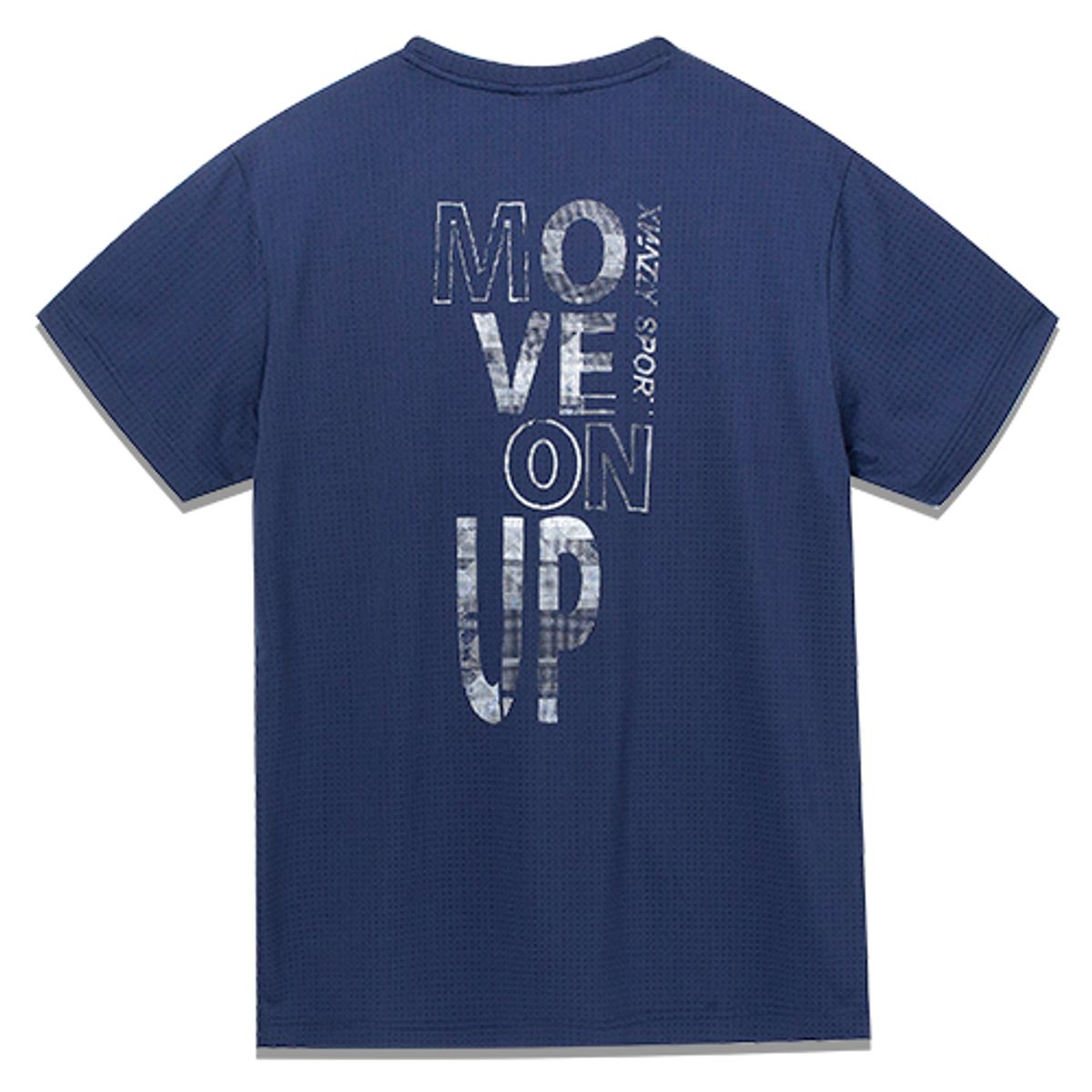 엑스네지(XNAZZY) 기본핏스판메쉬반팔티 XYNRTS13 [NAVY]