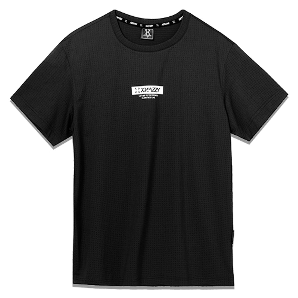 엑스네지(XNAZZY) 기본핏스판메쉬반팔티 XYNRTS13 [BLACK]