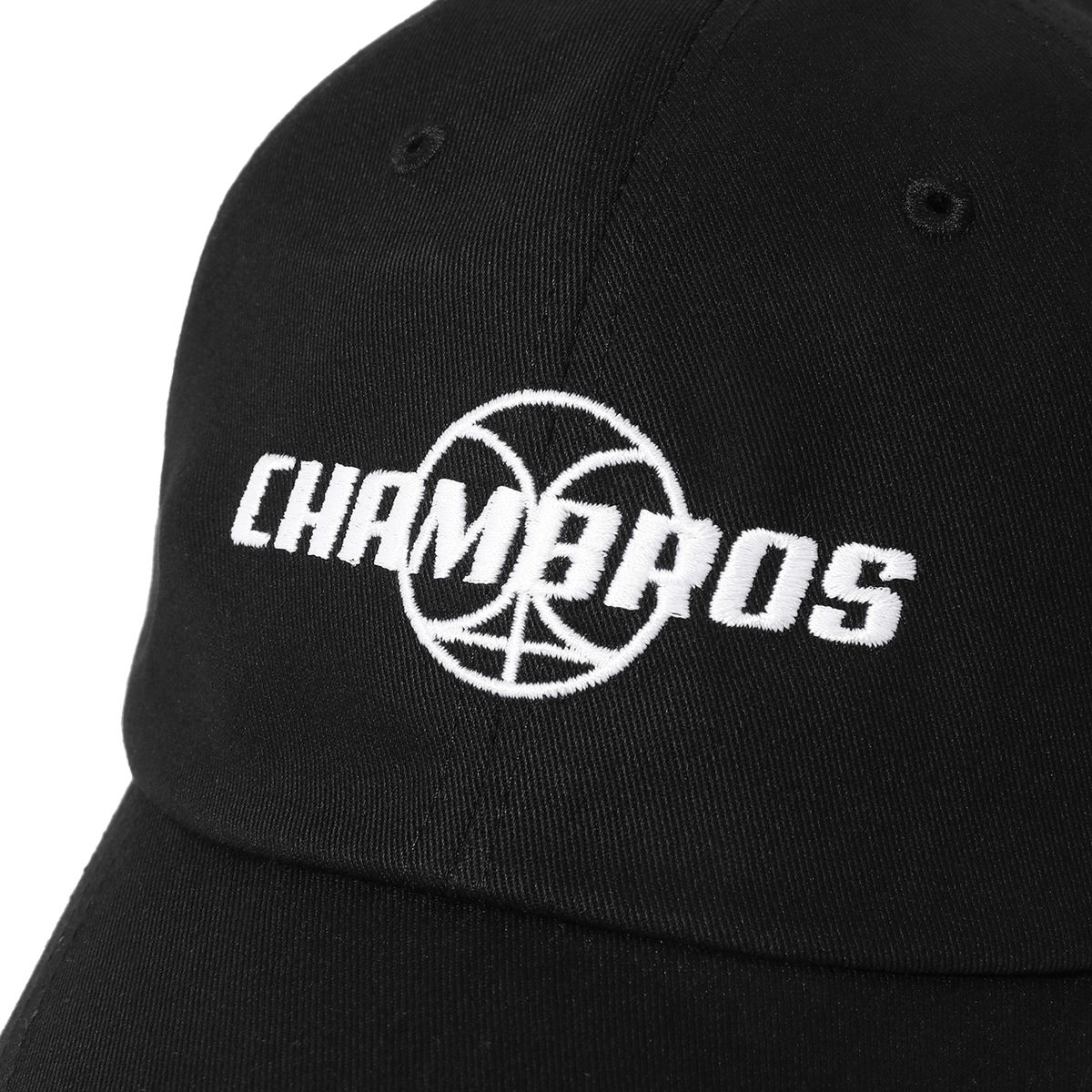 챔브로스(CHAMBROS) 시그니쳐 로고 볼캡 SIGNATURE LOGO BALL CAP [BLACK]