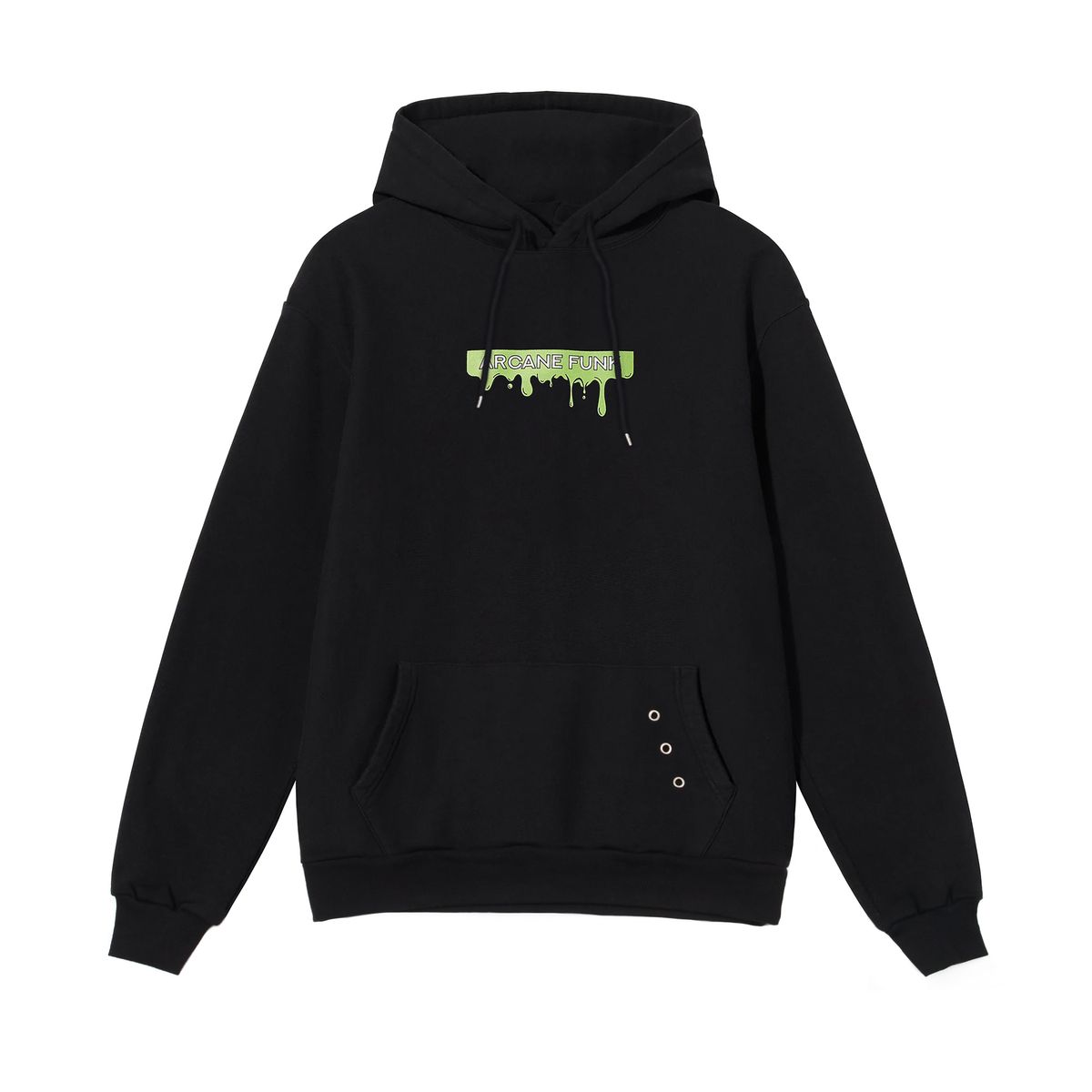 아케인 펑크(ARCANE FUNK) JUNK FUNK HOODIE black