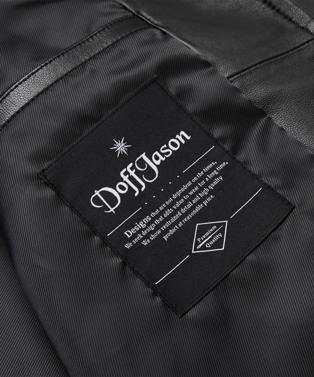 도프제이슨(DOFFJASON) 오버핏 램스킨 싱글 자켓