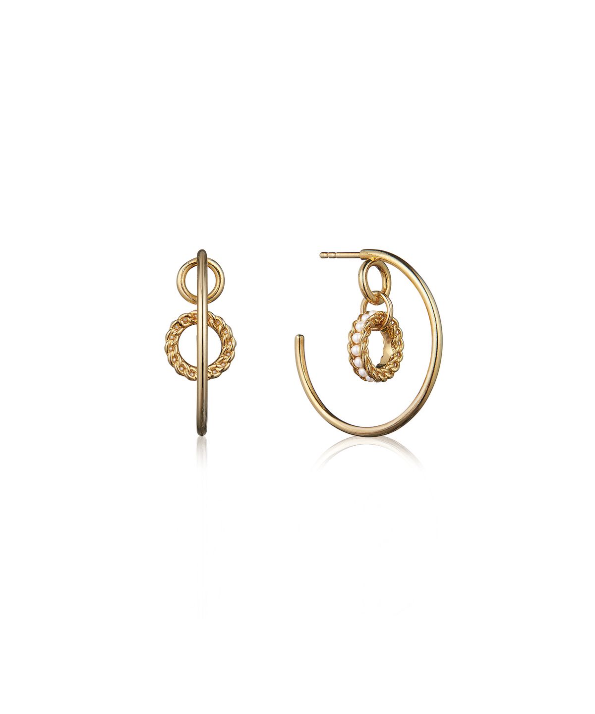 일레란느(ILLE LAN) GENTLER HOOP EARRINGS