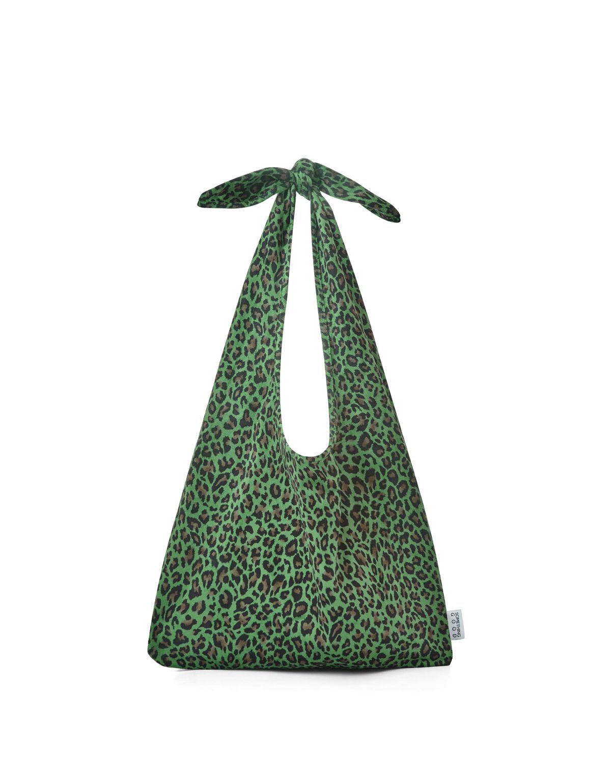 썸띵굿(SOMETHING GOOD) Leopard Print Tie Eco Bag_4 Color
