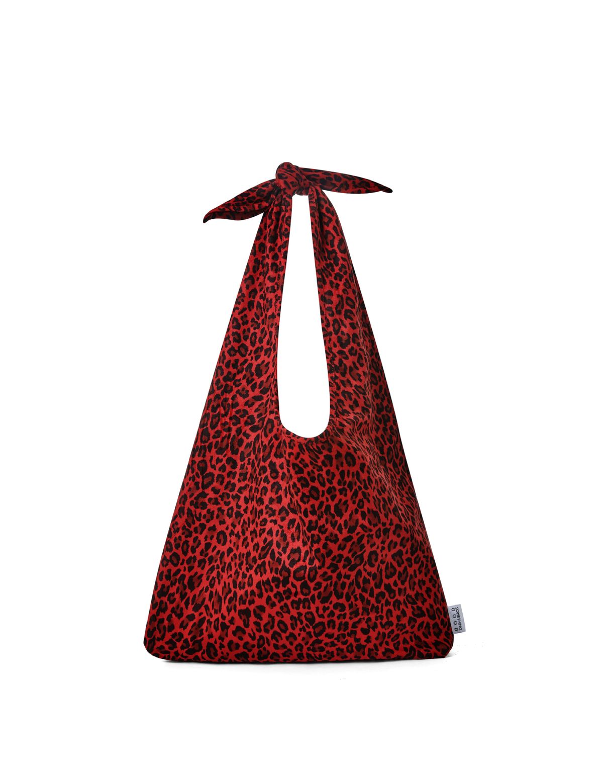 썸띵굿(SOMETHING GOOD) Leopard Print Tie Eco Bag_4 Color