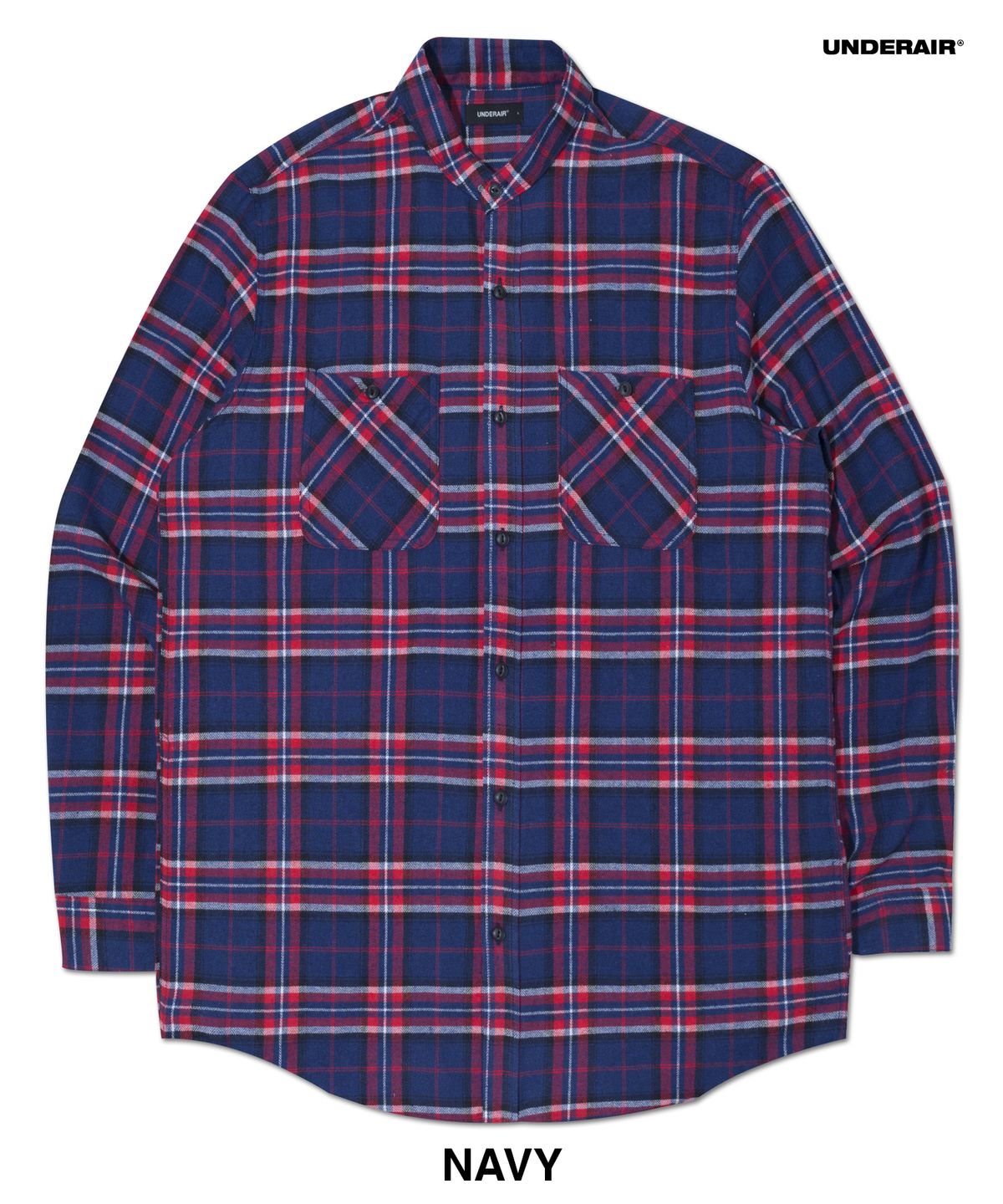 언더에어(UNDERAIR) [차이나카라] AGAMEMNON CHECK SHIRTS (3 COLOR)