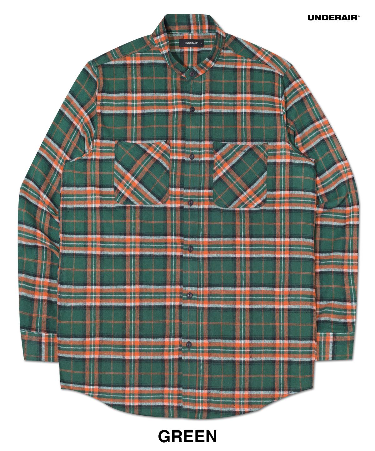 언더에어(UNDERAIR) [차이나카라] AGAMEMNON CHECK SHIRTS (3 COLOR)
