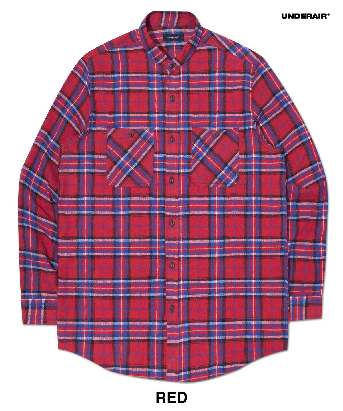 언더에어(UNDERAIR) [차이나카라] AGAMEMNON CHECK SHIRTS (3 COLOR)