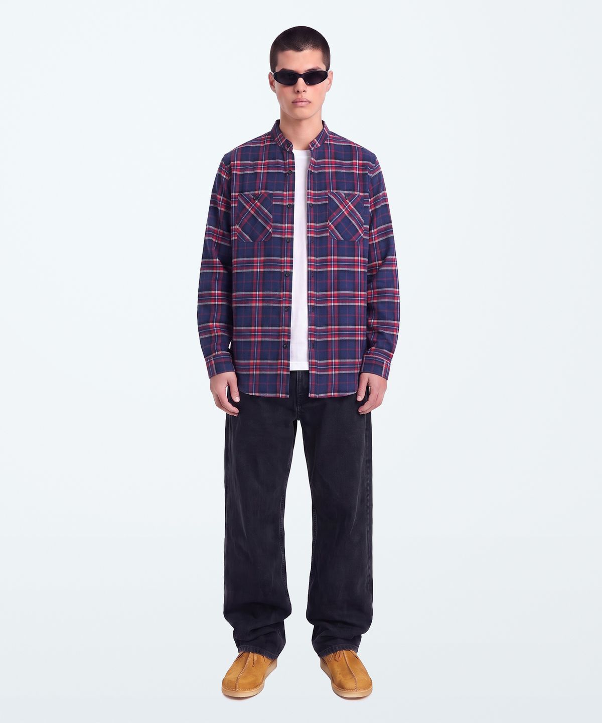 언더에어(UNDERAIR) [차이나카라] AGAMEMNON CHECK SHIRTS (3 COLOR)