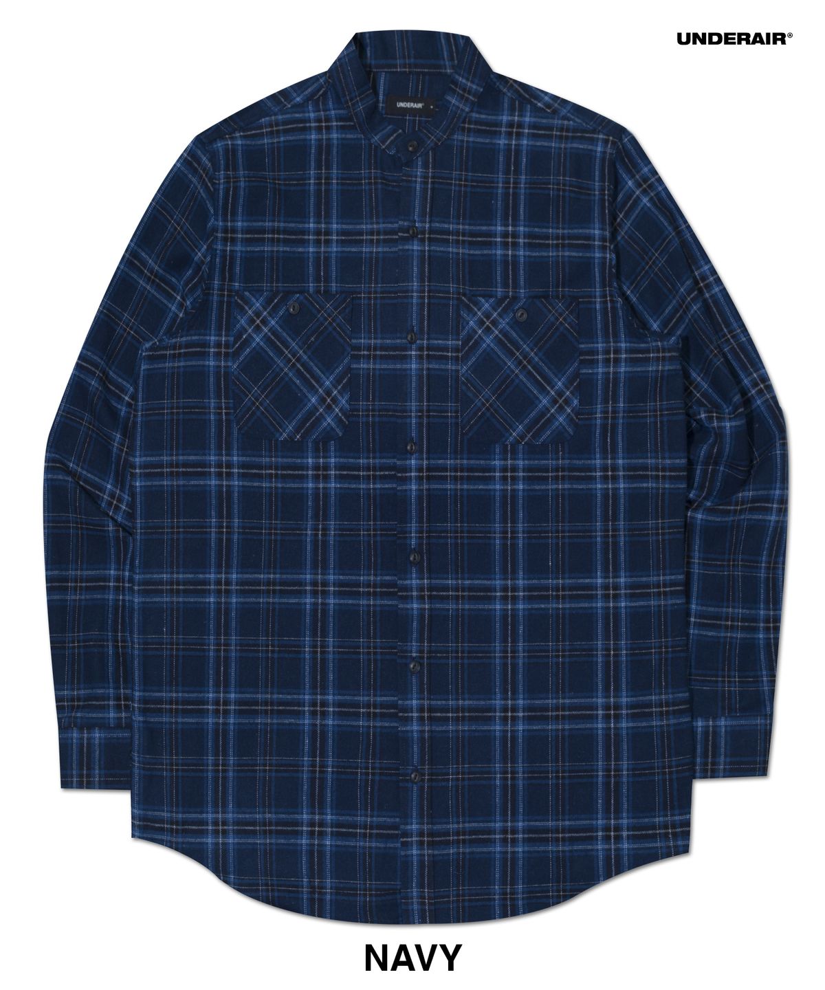 언더에어(UNDERAIR) [차이나카라] CAELUS CHECK SHIRTS (3 COLOR)