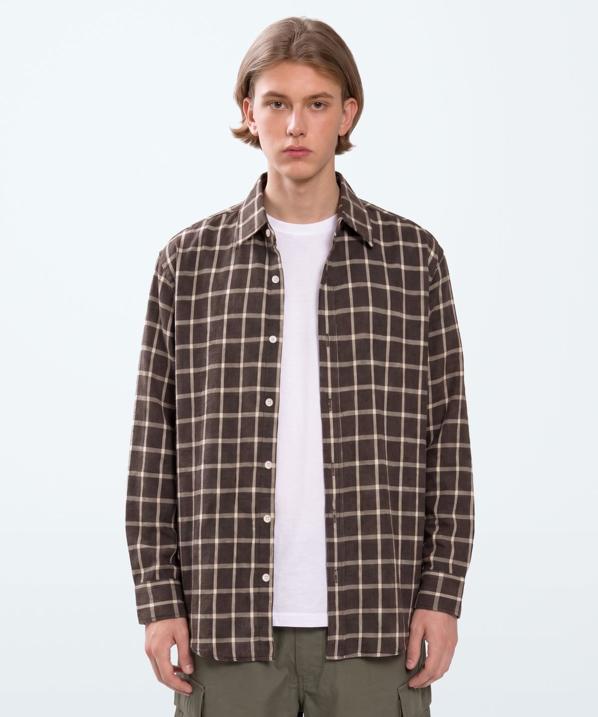 언더에어(UNDERAIR) [세미오버핏] KILO CHECK SHIRTS (3 COLOR)