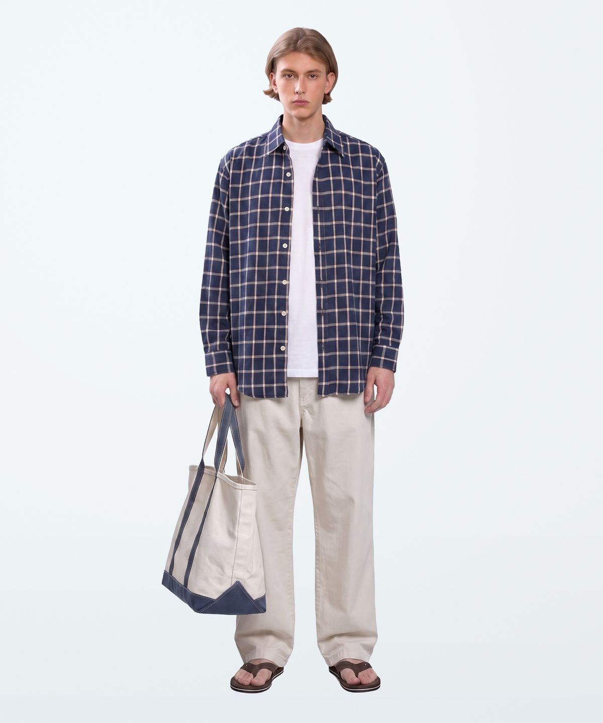 언더에어(UNDERAIR) [세미오버핏] KILO CHECK SHIRTS (3 COLOR)
