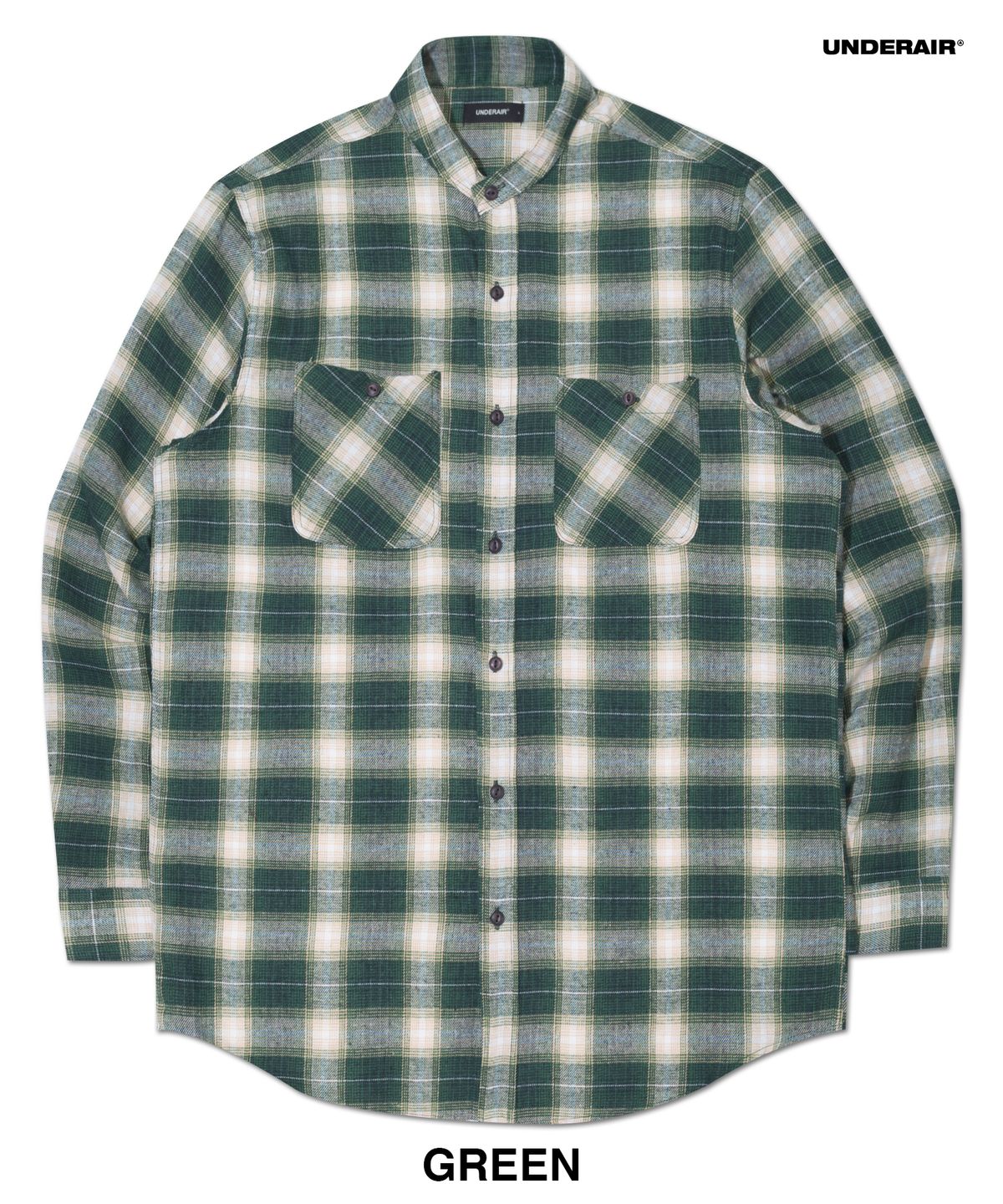 언더에어(UNDERAIR) [차이나카라] MAKE IT UP CHECK SHIRTS (3 COLOR)