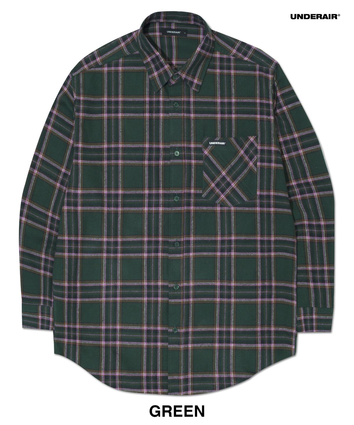 언더에어(UNDERAIR) MENIL CHECK SHIRTS (4 COLOR)