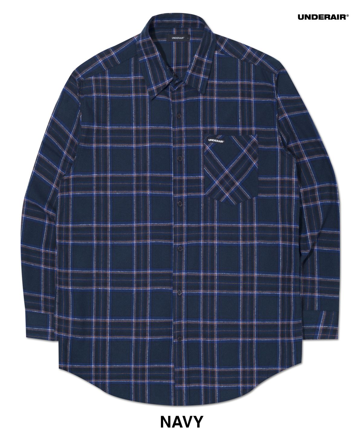 언더에어(UNDERAIR) MENIL CHECK SHIRTS (4 COLOR)