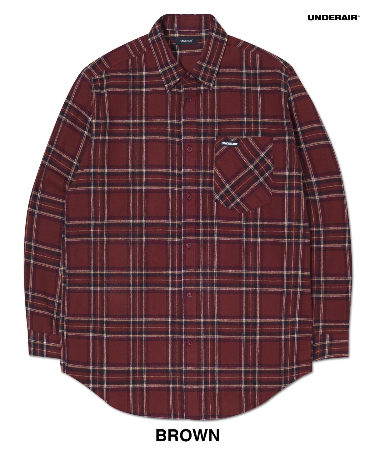 언더에어(UNDERAIR) MENIL CHECK SHIRTS (4 COLOR)