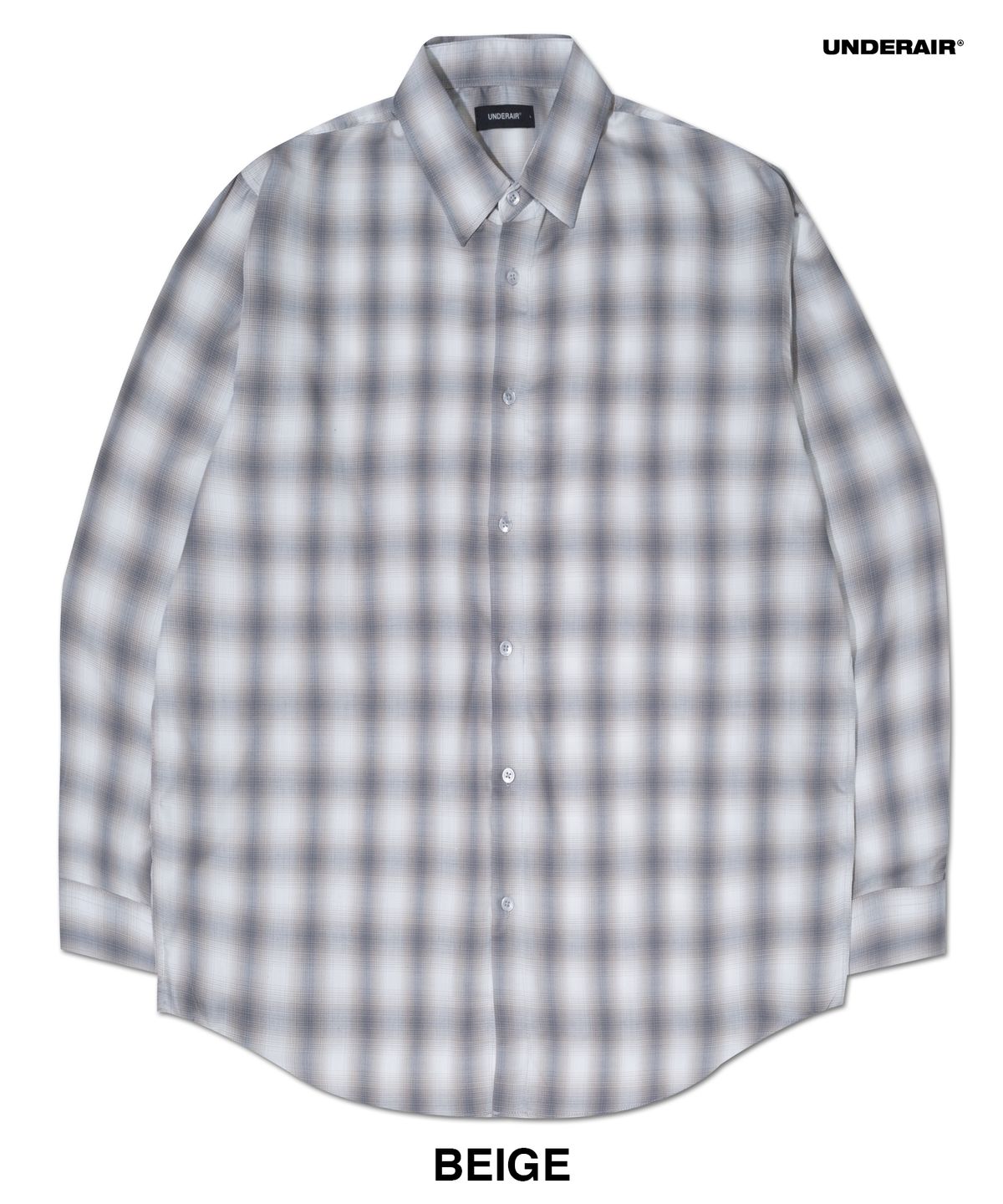 언더에어(UNDERAIR) [세미오버] MULLET CHECK SHIRTS (4 COLOR)