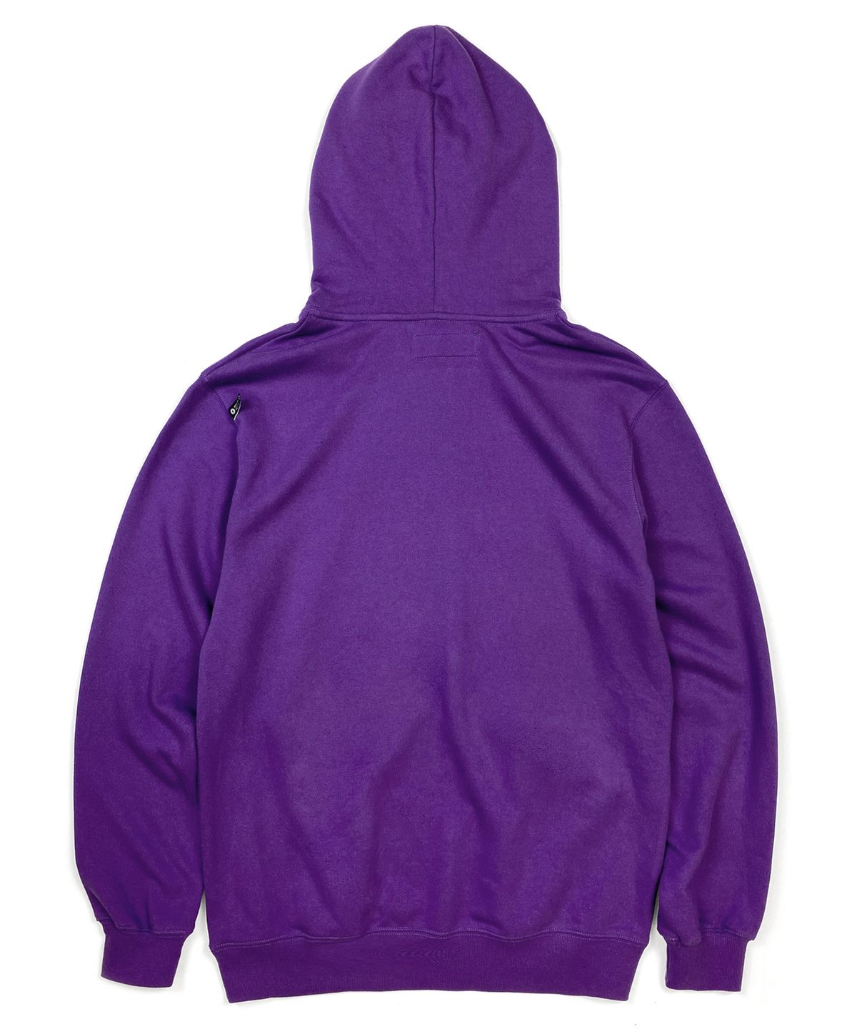 레이쿠(REIKU) rk neon yellow logo wide poket purple hoodie 후드티