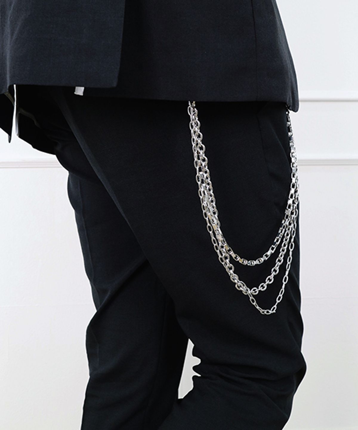 베이스클레프(BASSCLEF) 써지컬스틸 바지체인 스트릿패션 CLEF TROUSERS CHAIN