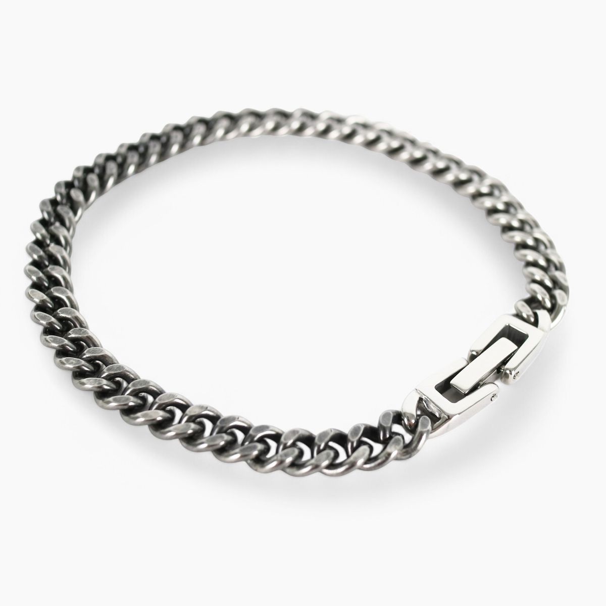 베이스클레프(BASSCLEF) 써지컬스틸 유화 블랙 팔찌 CLEF BB CHAIN BRC