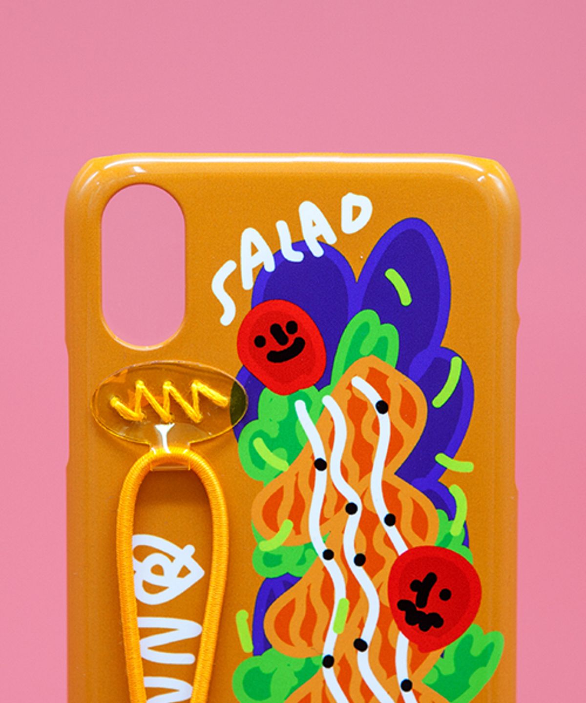 세컨드유니크네임(SECOND UNIQUE NAME) SUN CASE STRING SUN ORANGE SALMON