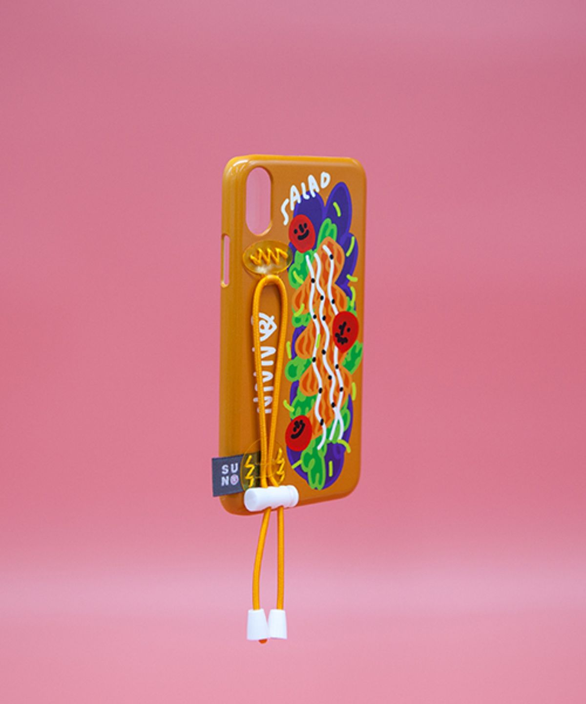 세컨드유니크네임(SECOND UNIQUE NAME) SUN CASE STRING SUN ORANGE SALMON