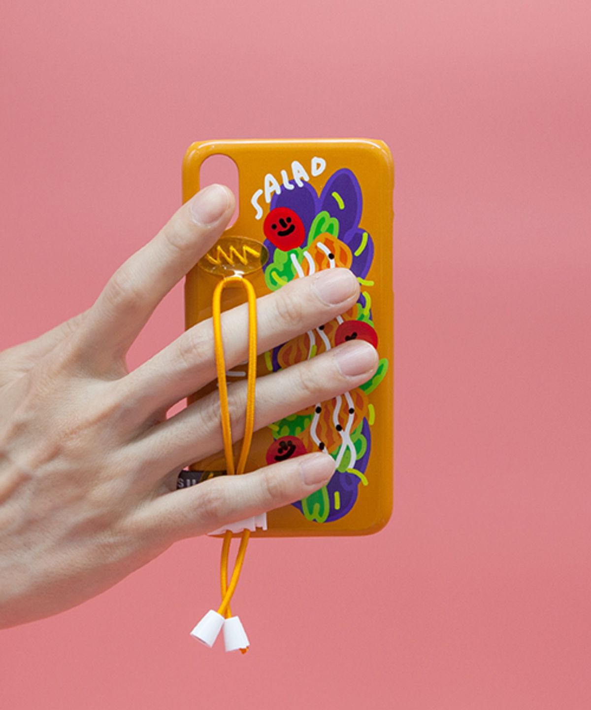 세컨드유니크네임(SECOND UNIQUE NAME) SUN CASE STRING SUN ORANGE SALMON