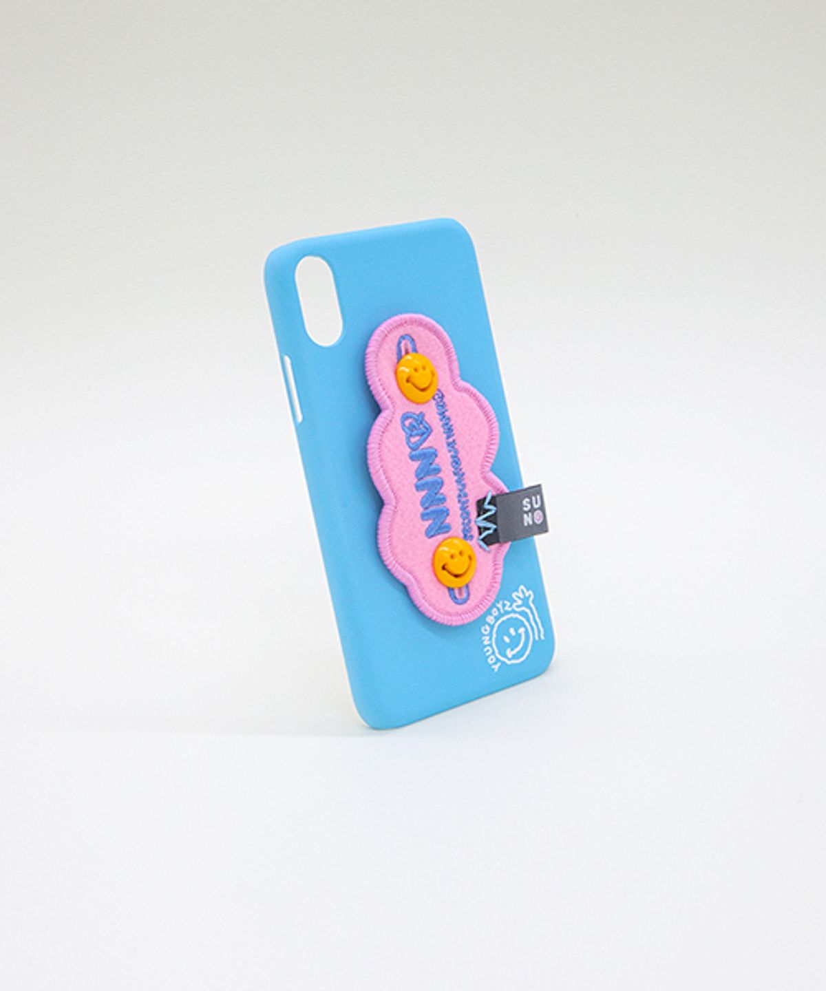 세컨드유니크네임(SECOND UNIQUE NAME) SUN CACE PATCH LIGHT BLUE