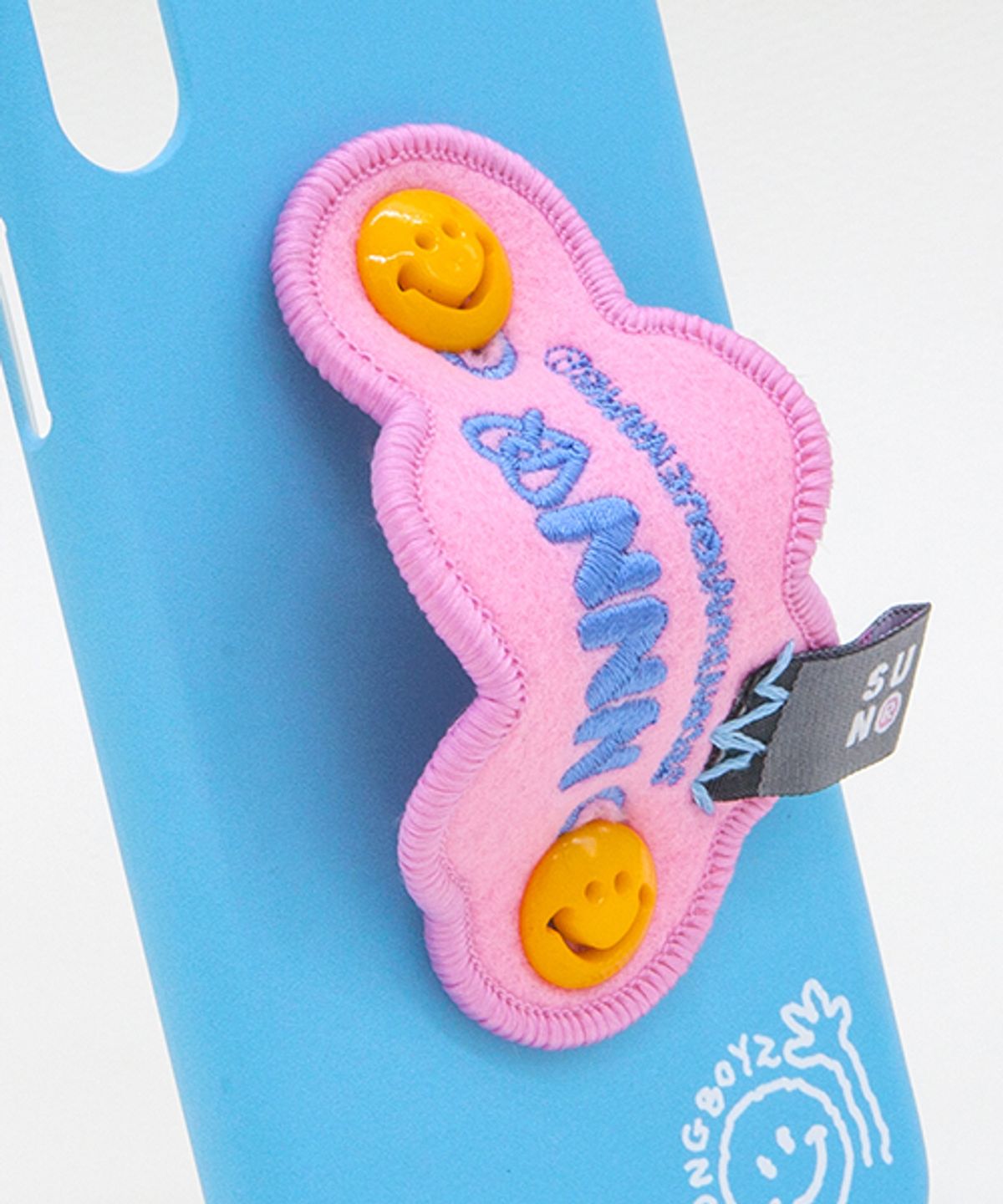 세컨드유니크네임(SECOND UNIQUE NAME) SUN CACE PATCH LIGHT BLUE