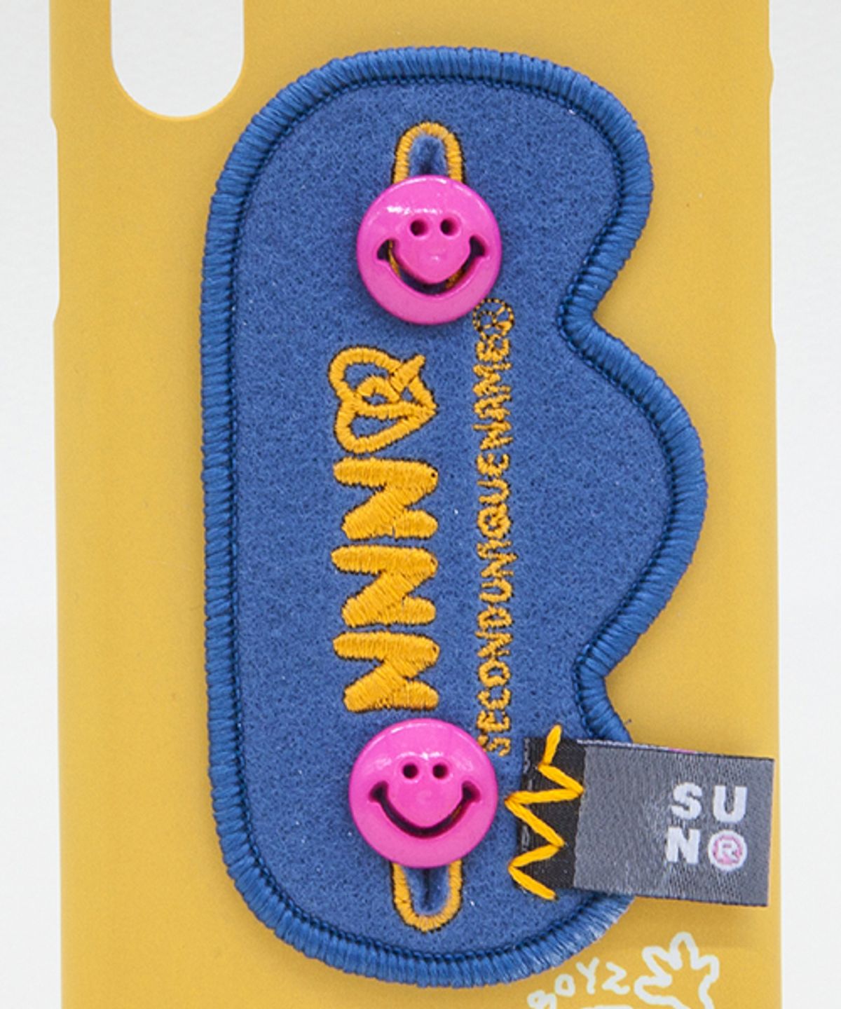 세컨드유니크네임(SECOND UNIQUE NAME) SUN CACE PATCH YELLOW