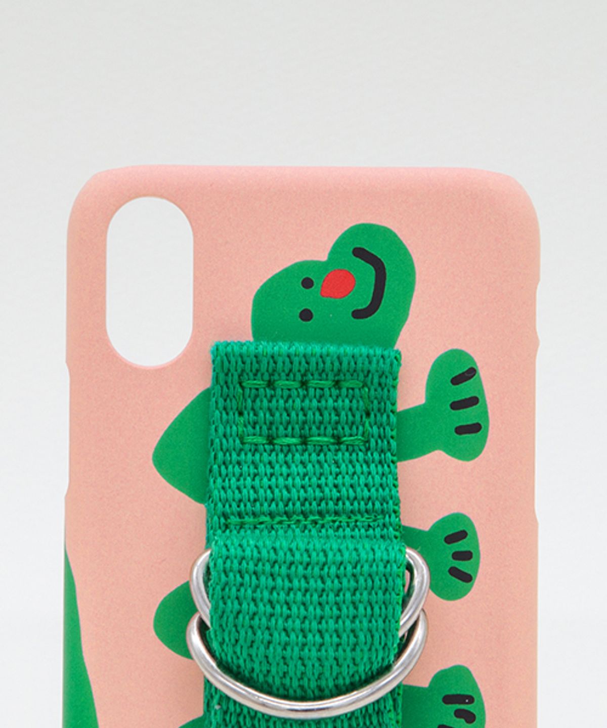 세컨드유니크네임(SECOND UNIQUE NAME) SUN CASE PEACH PINK GREEN (ILLUST)