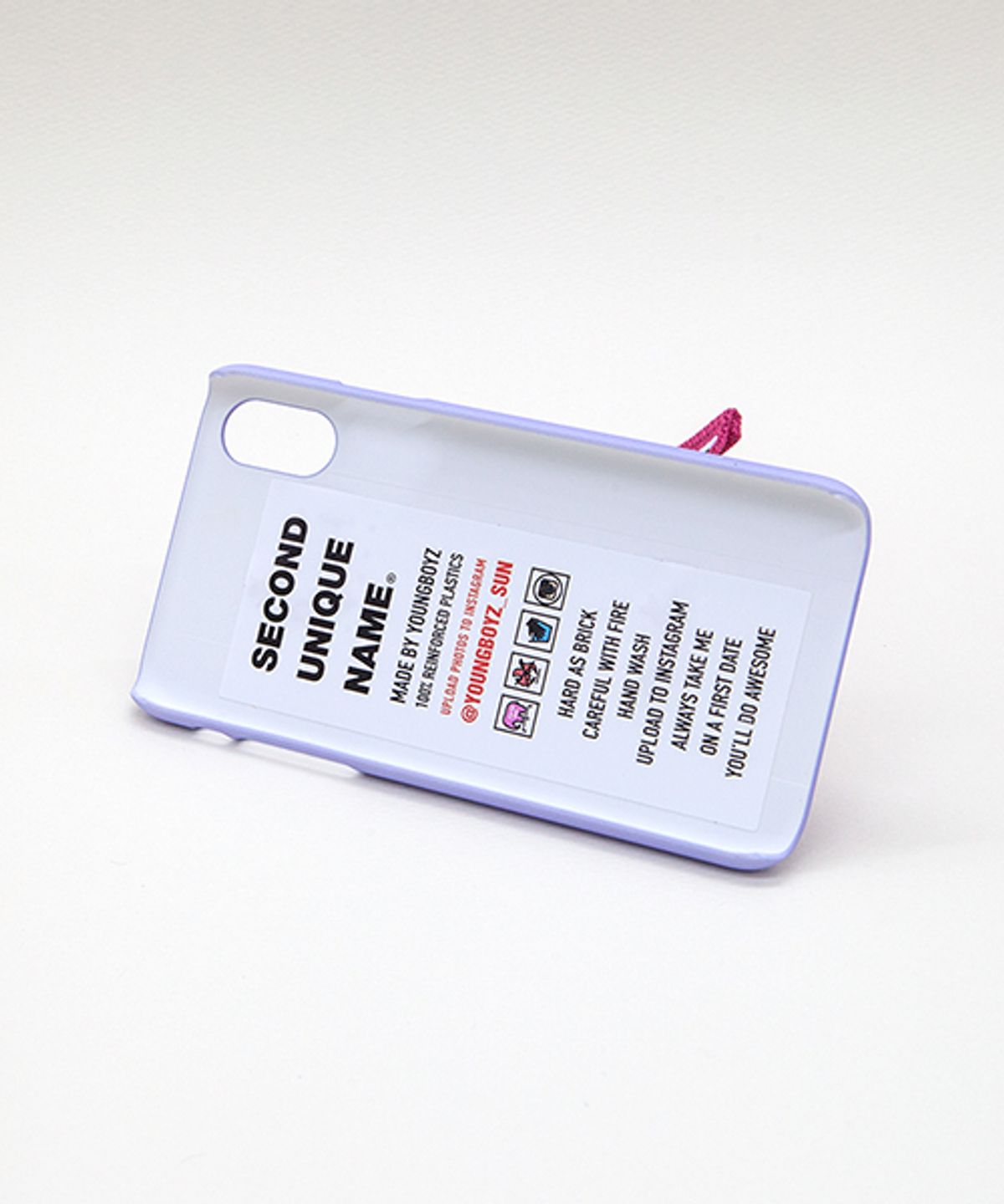 세컨드유니크네임(SECOND UNIQUE NAME) SUN CASE ROSE PURPLE DEEP PINK (ILLUST)