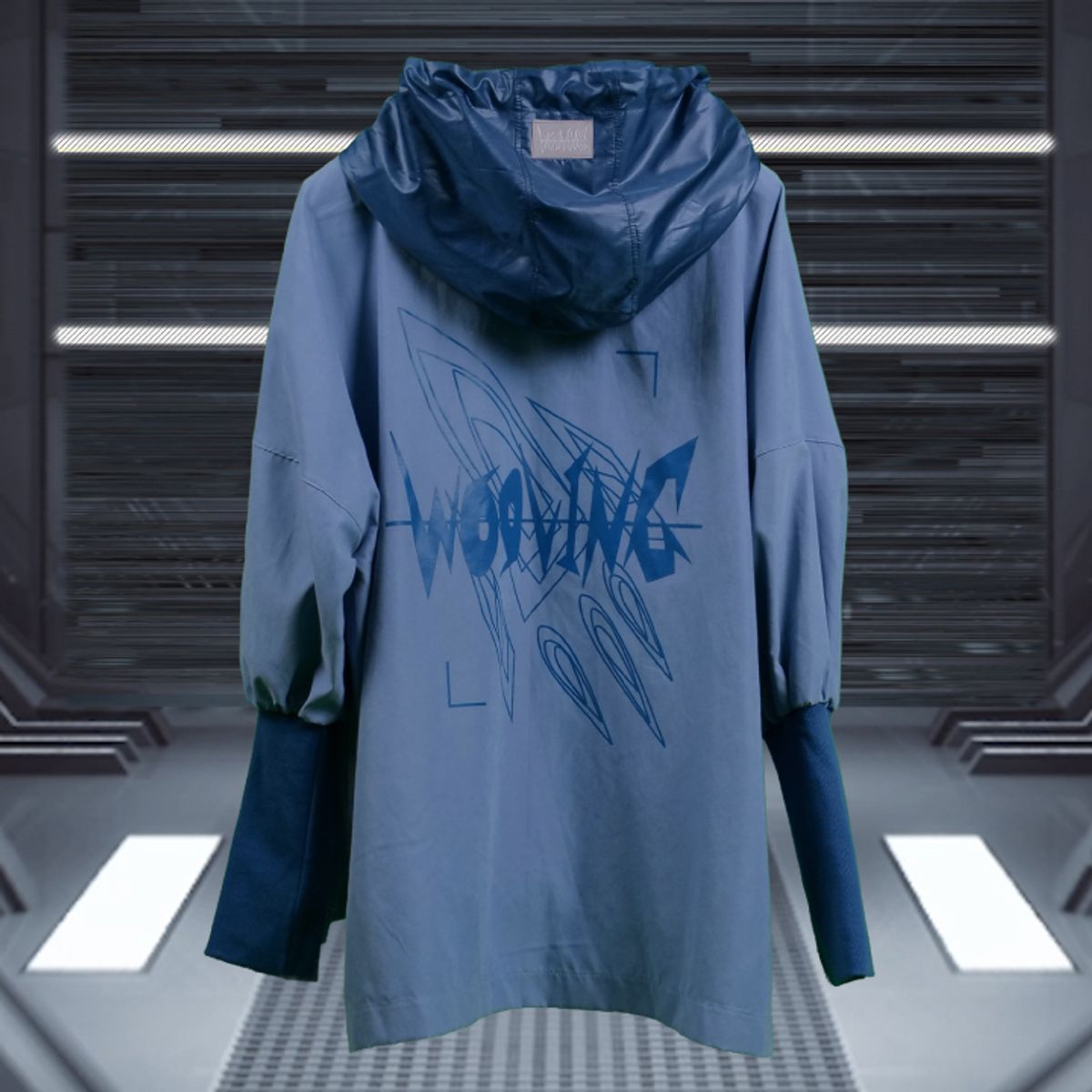 우빙(WOOVING) ROCKET HOOD ZIP (BLUE)
