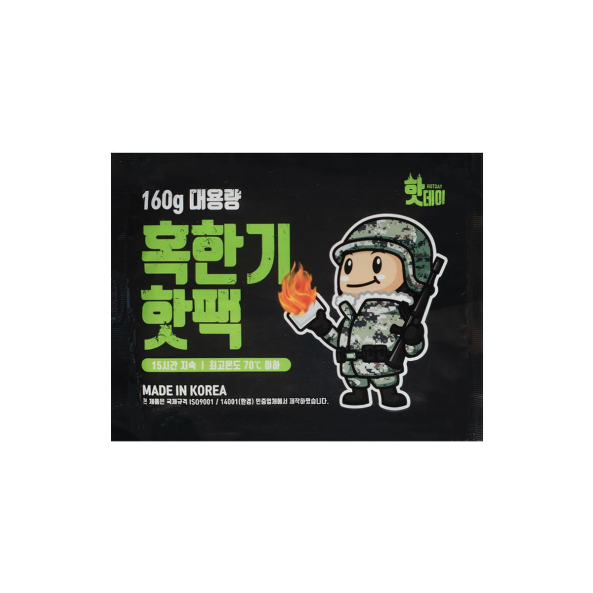 핫데이(HOTDAY) 고사양 핫팩 포켓타입 고사양 혹한기형 160g 30매