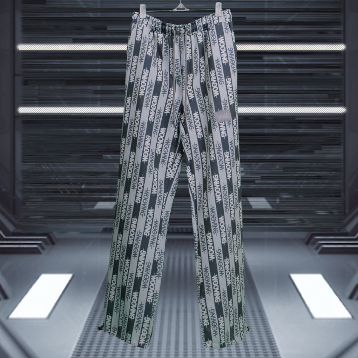 우빙(WOOVING) HOSPITAL STRING PANTS (GRAY)